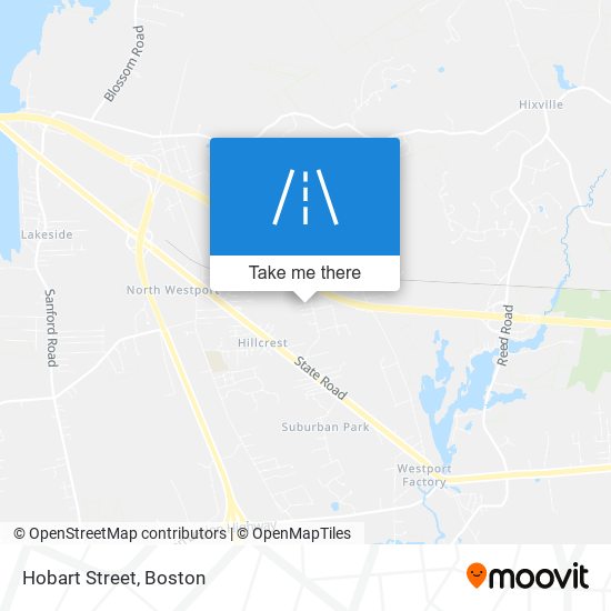 Hobart Street map