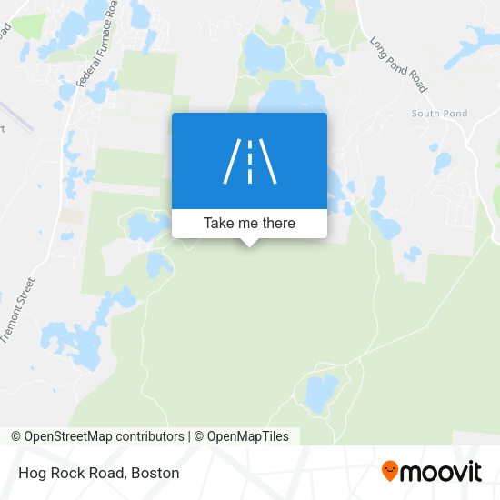 Hog Rock Road map