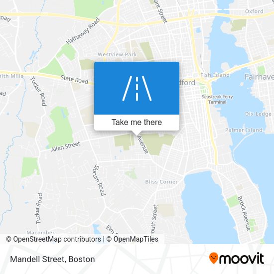 Mapa de Mandell Street