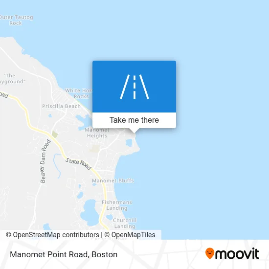 Manomet Point Road map
