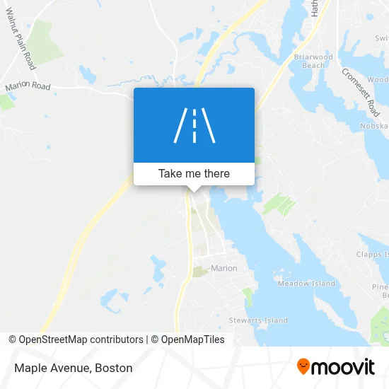 Maple Avenue map