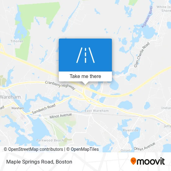 Maple Springs Road map