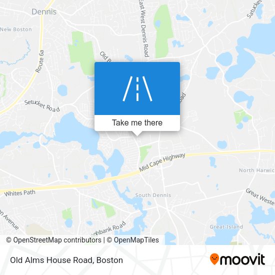 Mapa de Old Alms House Road