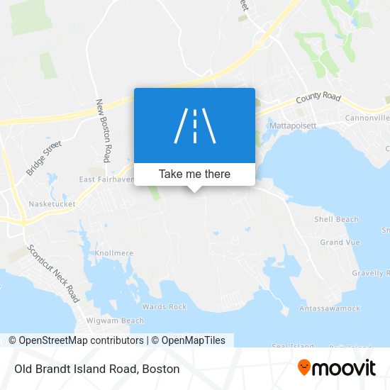 Mapa de Old Brandt Island Road