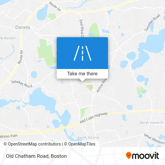 Old Chatham Road map