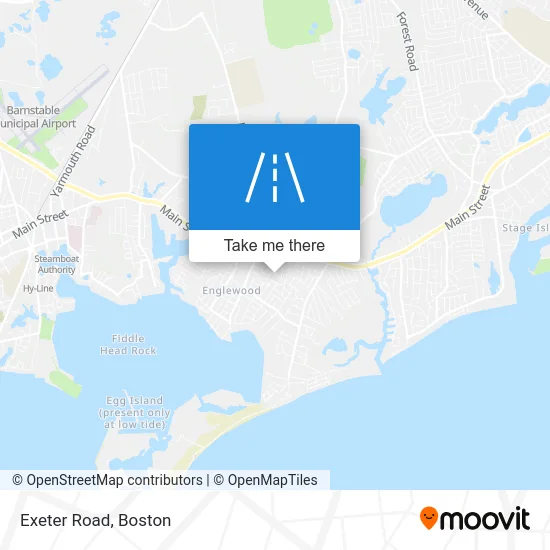 Exeter Road map