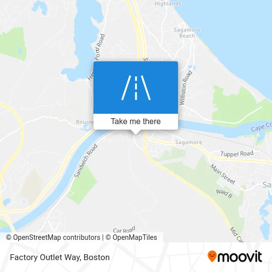 Factory Outlet Way map