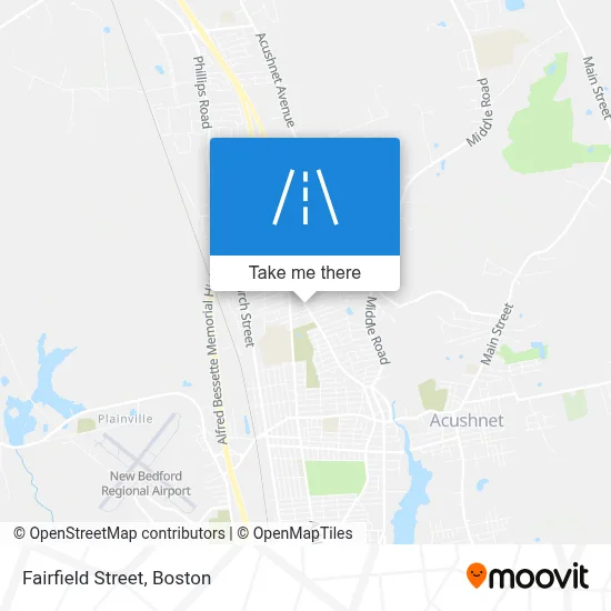 Fairfield Street map