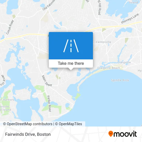 Fairwinds Drive map