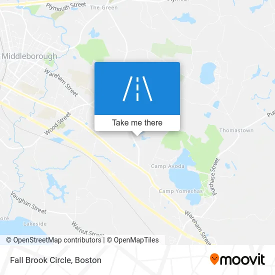 Fall Brook Circle map