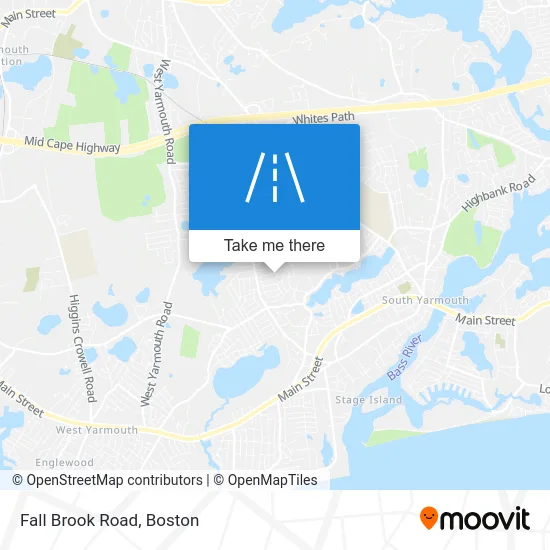 Fall Brook Road map