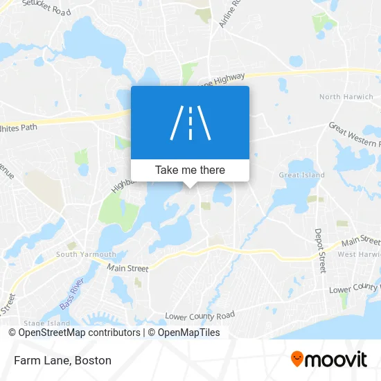 Farm Lane map