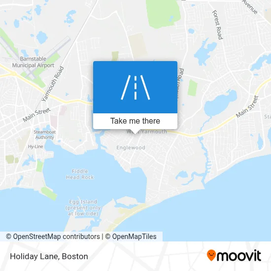 Holiday Lane map