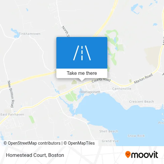 Homestead Court map