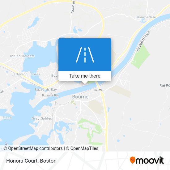 Mapa de Honora Court