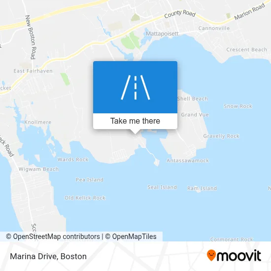 Marina Drive map