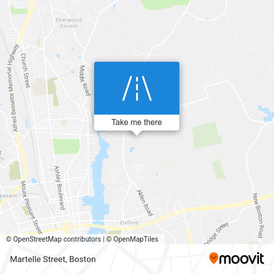 Mapa de Martelle Street