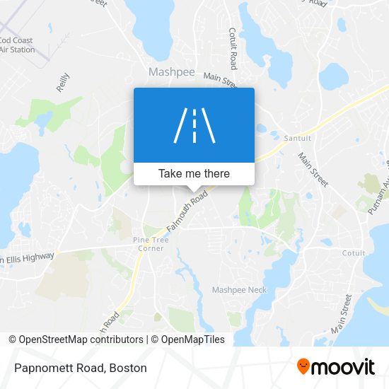 Mapa de Papnomett Road