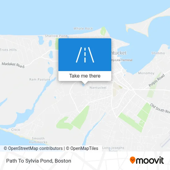 Path To Sylvia Pond map