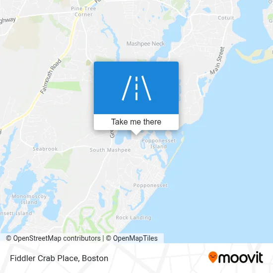 Fiddler Crab Place map