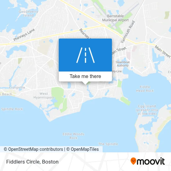 Fiddlers Circle map