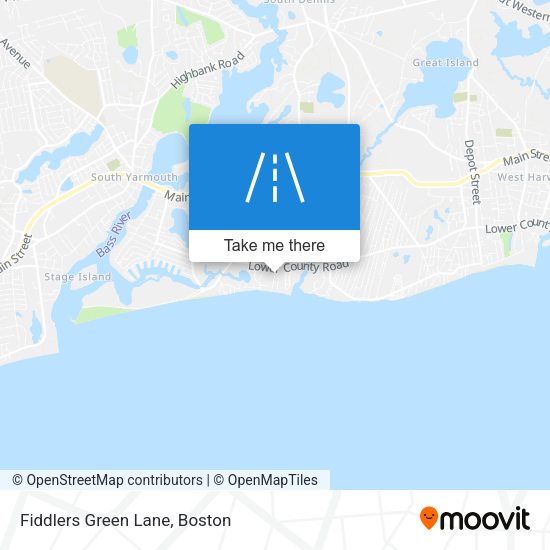 Fiddlers Green Lane map