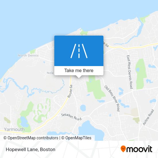 Mapa de Hopewell Lane