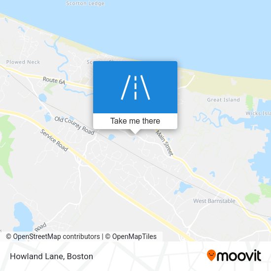 Mapa de Howland Lane