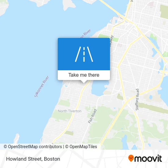 Howland Street map