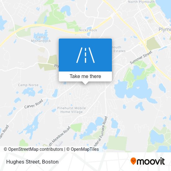 Mapa de Hughes Street