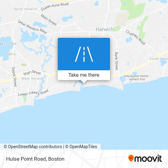 Hulse Point Road map