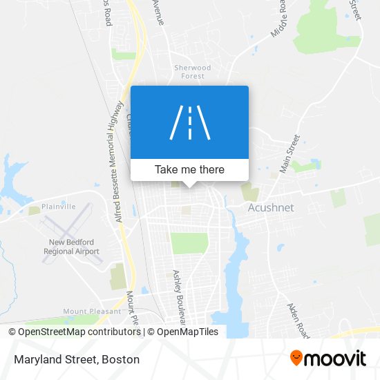 Mapa de Maryland Street