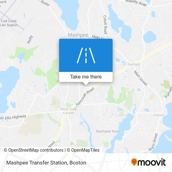Mashpee Transfer Station map