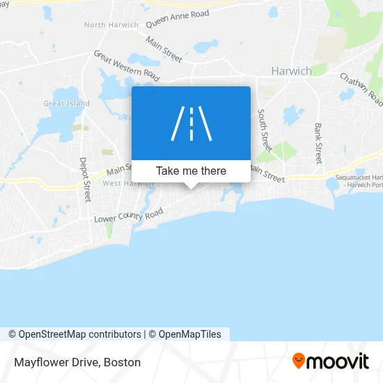 Mayflower Drive map