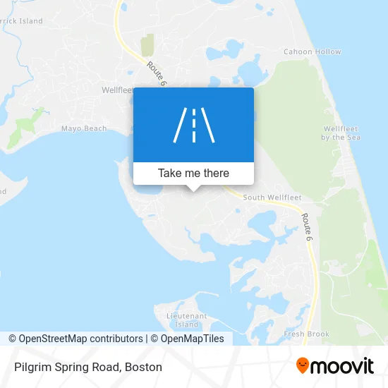 Pilgrim Spring Road map
