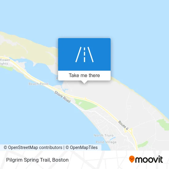 Pilgrim Spring Trail map