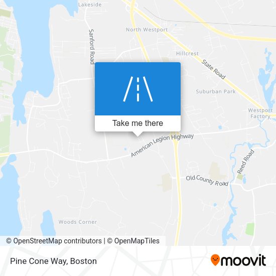 Mapa de Pine Cone Way