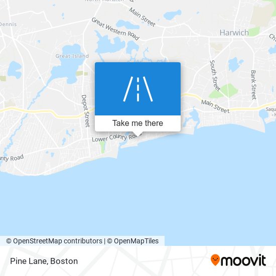 Mapa de Pine Lane