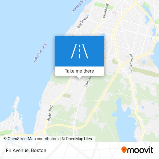 Mapa de Fir Avenue