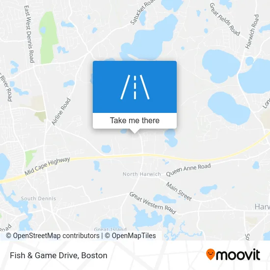 Fish & Game Drive map