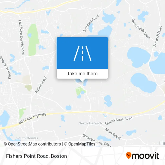 Fishers Point Road map