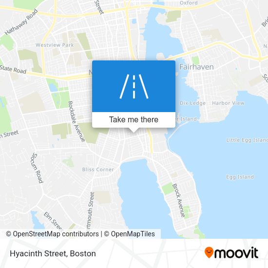 Mapa de Hyacinth Street