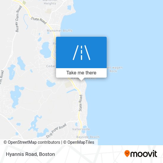 Hyannis Road map