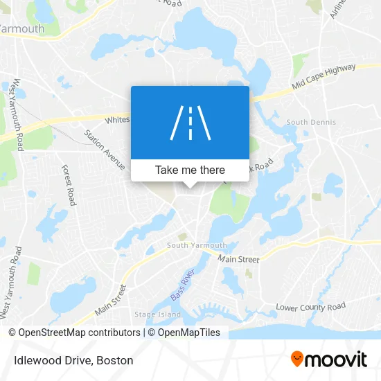 Idlewood Drive map