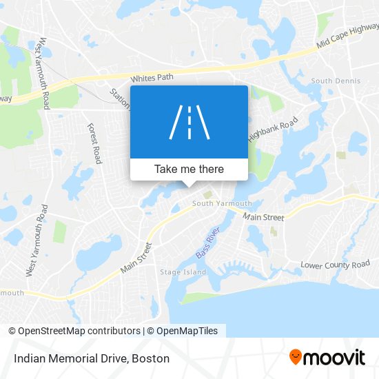 Indian Memorial Drive map