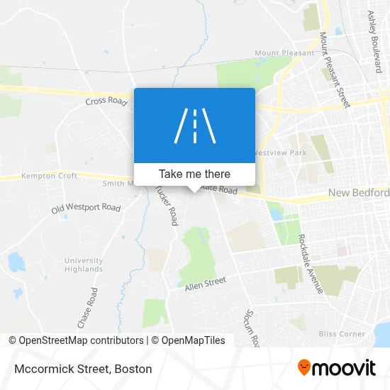 Mccormick Street map