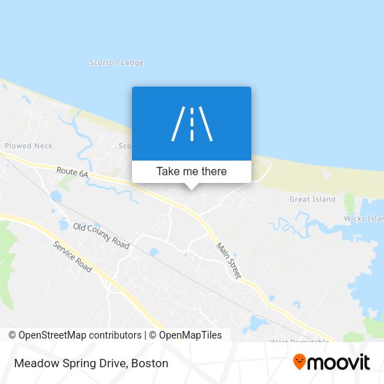 Meadow Spring Drive map