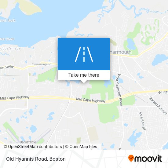 Mapa de Old Hyannis Road
