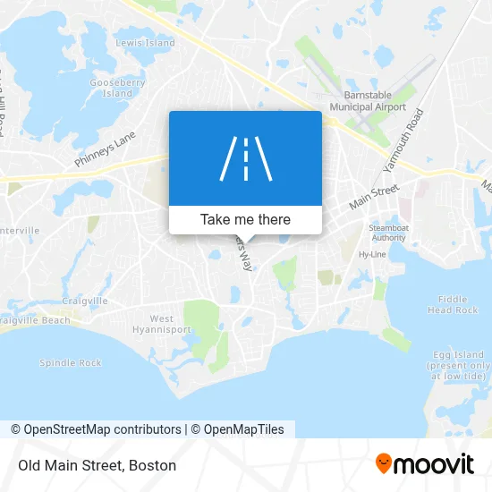 Old Main Street map