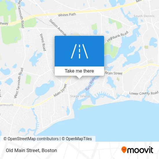 Old Main Street map